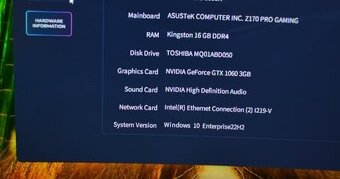 🎮 HERNÍ PC | i5-6600K + GTX 1060 3GB | 16GB RAM | 🎮 - 6