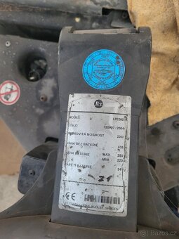 Elektrický Paletový vozík BT Toyota LPE200 - 6