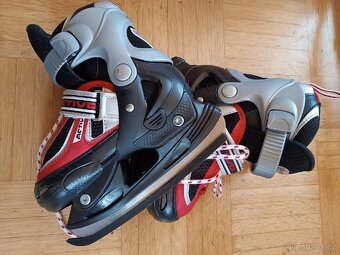 Dětské chlapecké brusle na led rostoucí velikost 30-33 - 6