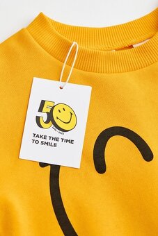 ☘️ Smajlíková MIKINA H&M tepláková vel. 110/116 ☘️ - 6