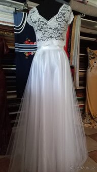 Dvojdílné svatebni šaty BOHO - 6