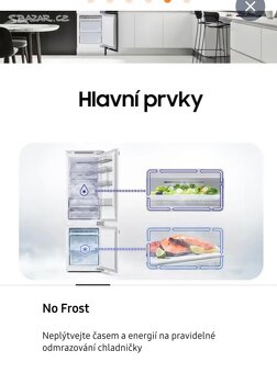 Prodám vestavěnou lednici s mrazákem Samsung - 6