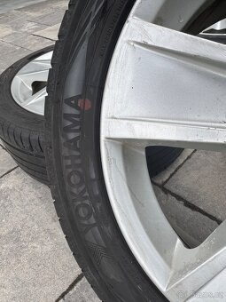 Alu kola 5x112 17” Skoda Vw Audi 225/45R17 letni - 6