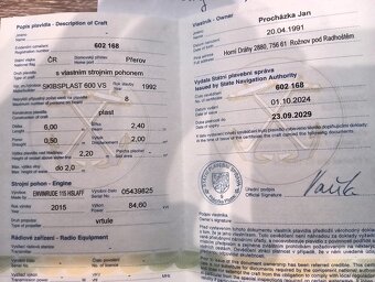 Motorový člun , loď skibsplast 600 vs - 6