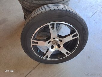 Originální litá sada kol VW 5x112 205/55 R16 HANKOOK DOT5021 - 6