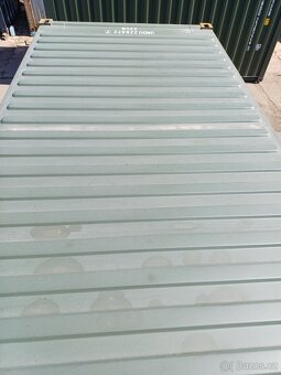 Lodní kontejner 20´ po první cestě, RAL 6007 - 6