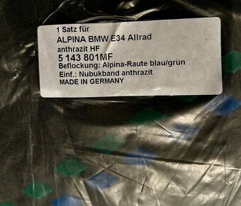 Alpina B10 Allrad (E34) - nové koberce - 6