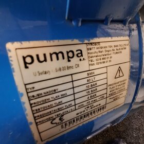 Prodám domácí vodárnu PUMPA Blue Line PJM100L s nádobou 80 l - 6