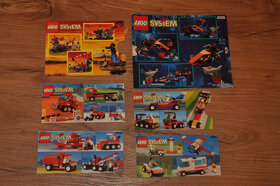 LEGO - sbírka 90ky - "krabice" / tištěné příslušenství - 1st - 6