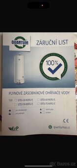Plynový bojler QUANTUM 115l - 6