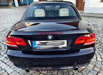 Kabriolet BMW 335i e93 2007 modro černá barva - 6