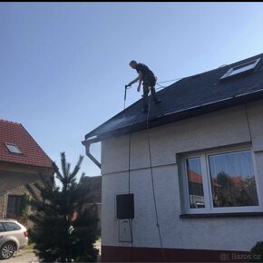 Nabízíme mytí střech a fasád a zámkové dlažby. - 6