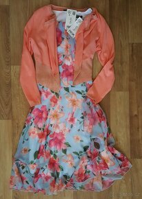 Květované šaty s volánky, vel. 34 XS Orsay - 6