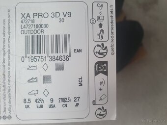 Boty Salomon XA PRO 3D UK 8,5 - 6