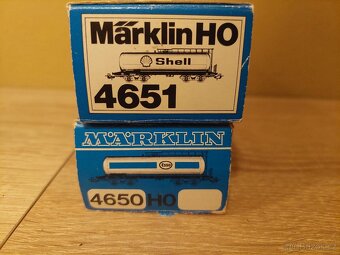 H0 Marklin 4650,4651 Kotlové vozy v or.obalech - 6