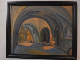 Obraz zátiší vlčí máky ve váze -sig. Jirka - 6