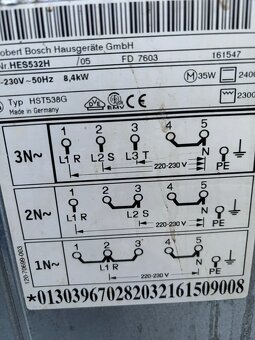 Elektrický sporák BOSCH HES532 Funkční - 6