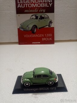 Kovové Autíčko volkswagen 1200 brouk - 6