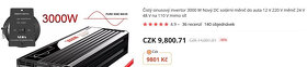 Měnič SWIPOWER 48V na 230V, výkon 3000W/6000W čistý sinus - 6