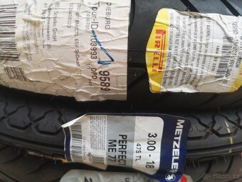 Pneu na motocykly, nové - staré dot. 400,- až 1500, - - 6