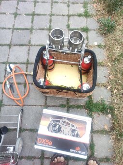 RC balón 80m3, kompletní sada-koe, hořáky,RC souprava - 6