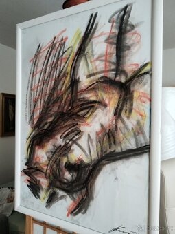 obraz TORZO DÁMA, akt, pastel, Antonín Kroča 2008 - 6