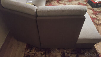 Sedací rozkládací souprava s úložným prostorem + křeslo - 6