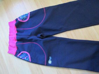 Zimní softshell kalhoty Bajadesign vel. 140 holka - 6