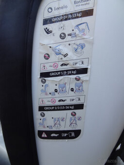 Dětská sedačka Isofix Lionelo Bastiaan 916 murphy 0-36 kg - 6