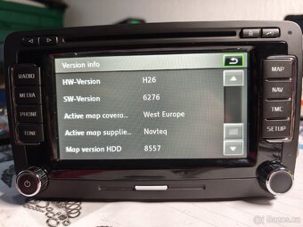 Škoda Columbus RNS510 3T0035686L LED SSD DAB aktualizované - 6