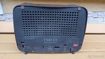 Bakelitové radioTesla 504 U ll. Elektronky jako Talisman. - 6