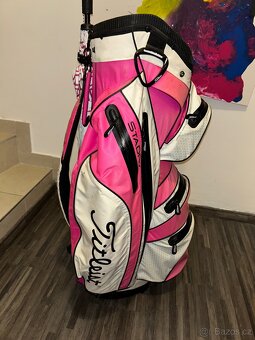 Prodám golfový vozík Clicgear 3.5+ + Titleist bag - 6