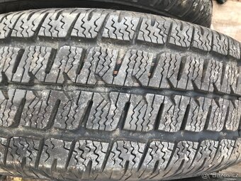 Plechové disky 14” 4x100 a zimní pneu 175/65/R14C - 6