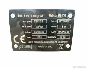 sroubovy kompresor ZELFIR 10 HP - 6