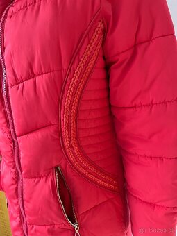 Dámský kabát s náplety vel. L - 6