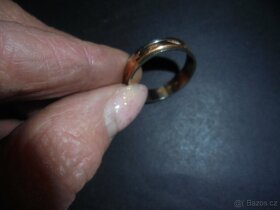 Prodám zlatý snubní prsten - 6