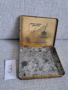 starožitné krabice od cigaret + 1 od pastilek - 6
