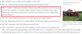 Vzácný kousek.Hlava na D-40L Traktor MTZ-5L, Bělorus-E-153 - 6