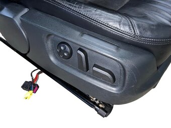 Sedačky černá kůže alcantara Škoda Octavia 2 sedan FL L&K 12 - 6