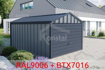 Plechová garáž moderní 3x5 AKČNÍ NABÍDKA - 6
