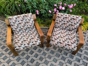 Retro křesla Ludvík Volák - Dřevopodnik Holešov - 6