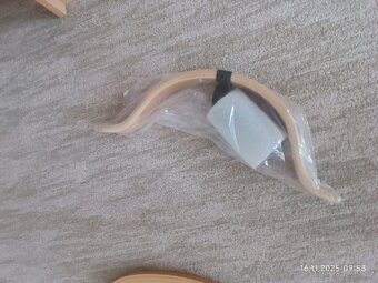 Dětská jídelní židlička Kinderkraft enock wooden buk - 6