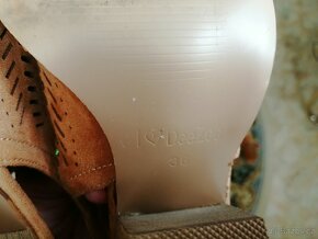 Dámské nové kožené kotníčkove boty. - 6