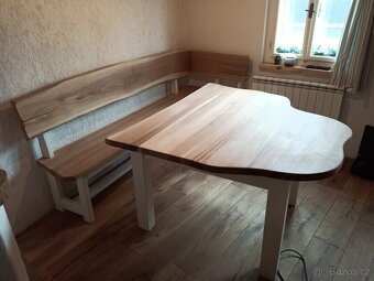 Rohová lavice plus kuchyň židle - 6