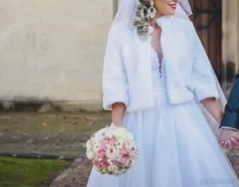 Svatební šaty M - 6