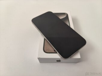 apple iphone 15 PRO 256gb Natural Titanium / Batéria 91% - 6
