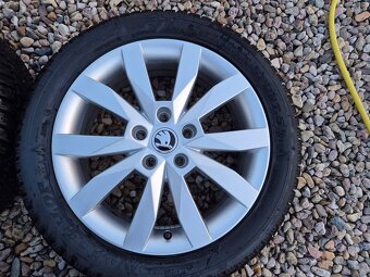 R17 alu kola Crystal Škoda Octavia zimní 225/45/17 - 6