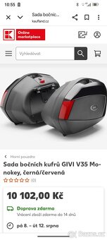 Kufry Givi + nosič - 6