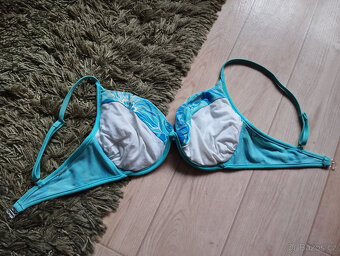 Dámské plavky vel.XL TricoLine modré / bílé - 6