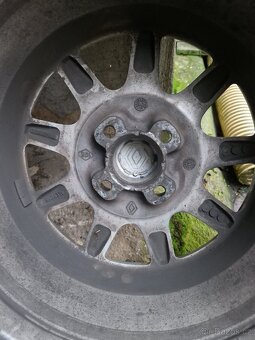 Alu kola Renault 4x100 R15 + pneu Continental - 6